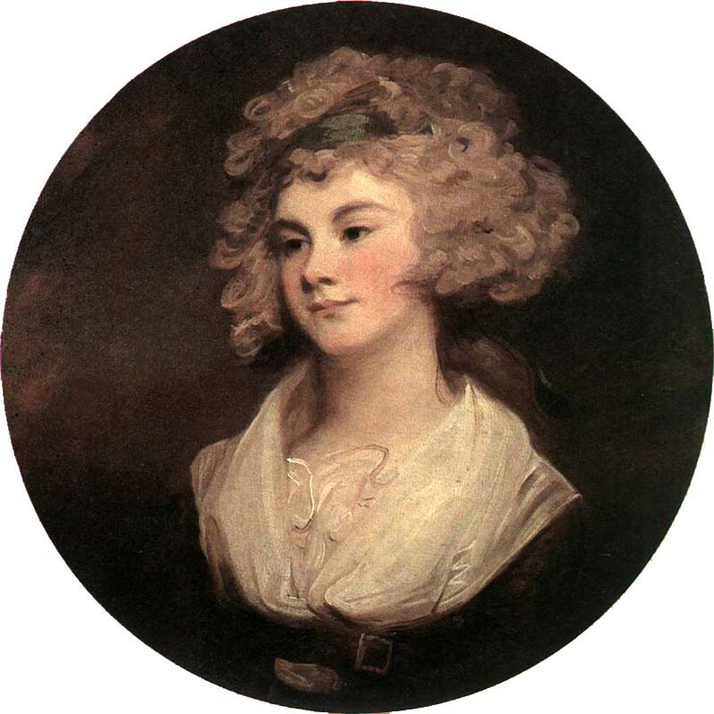 lady in a brown robe